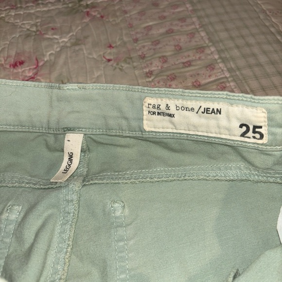 Rag and bone jeans 25 light green - Picture 2 of 6